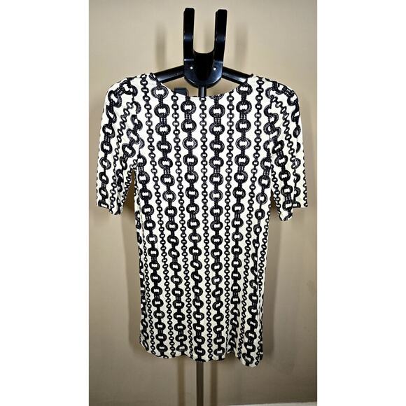 JUICY COUTURE -Black & White Chain Link Dress Size Small - Picture 2 of 6